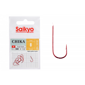 Крючки Saikyo KH-10101 R CHIKA №8 (10 шт.)