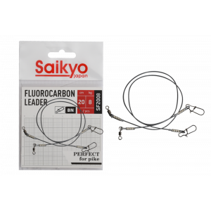 Поводок Saikyo FC Leader SF2008, 8кг/20см, 2шт