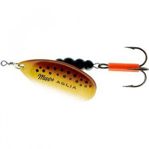 Блесна вращ. Mepps AGLIA FLUO, Micropigments Trout, 4, Brown